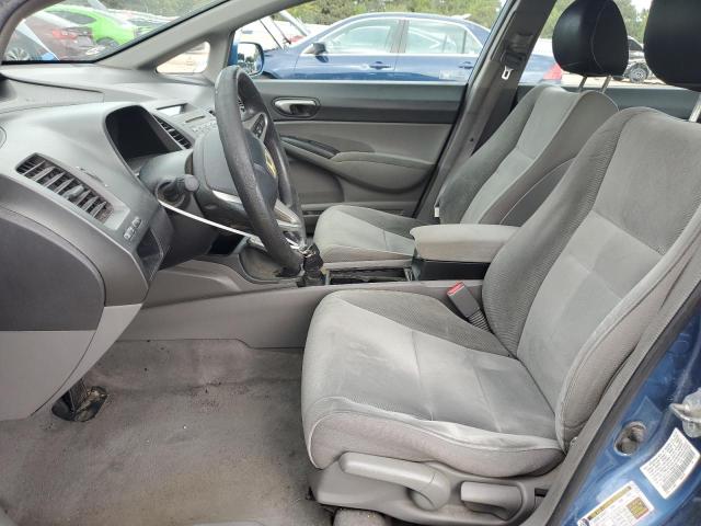 19XFA1F57AE081393 - 2010 HONDA CIVIC LX BLUE photo 7