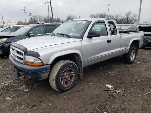 1D7HG12X23S267203 - 2003 DODGE DAKOTA SXT SILVER photo 1