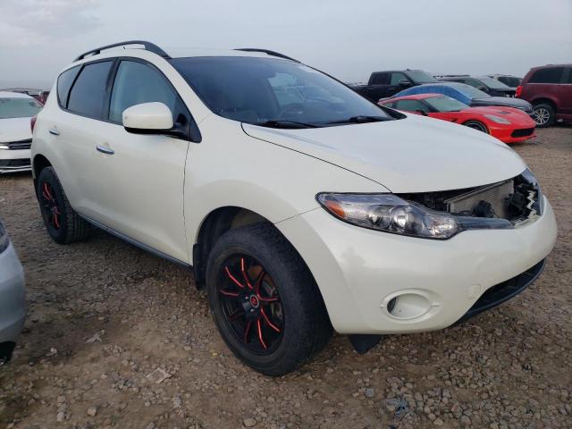 JN8AZ18U99W106369 - 2009 NISSAN MURANO S WHITE photo 4