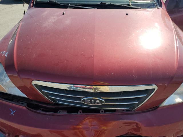 KNDJD735X85816558 - 2008 KIA SORENTO EX RED photo 11