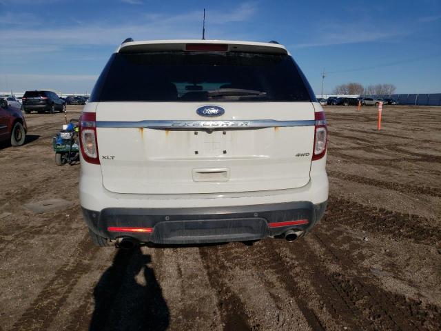 1FMHK8D80CGA95596 - 2012 FORD EXPLORER XLT WHITE photo 6