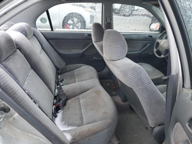 2HGEJ6617YH570219 - 2000 HONDA CIVIC BASE SILVER photo 10