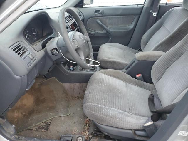 2HGEJ6617YH570219 - 2000 HONDA CIVIC BASE SILVER photo 7