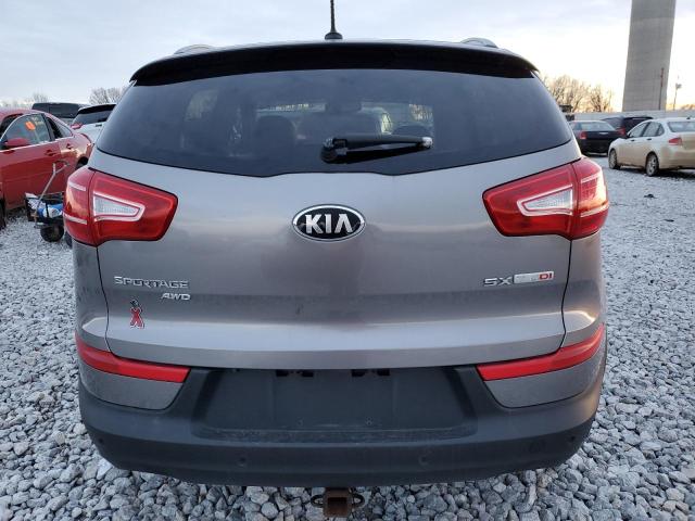 KNDPC3A67D7410558 - 2013 KIA SPORTAGE SX GRAY photo 6