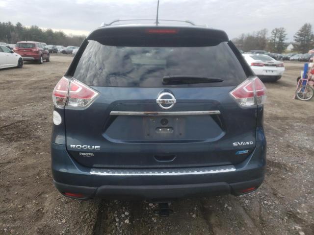 5N1AT2MV9EC845413 - 2014 NISSAN ROGUE S BLUE photo 6