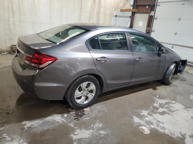 19XFB2F52DE221728 - 2013 HONDA CIVIC LX GRAY photo 3