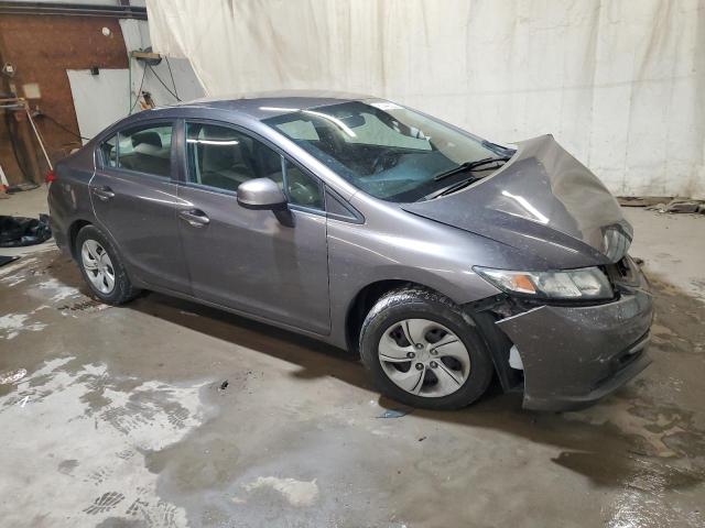 19XFB2F52DE221728 - 2013 HONDA CIVIC LX GRAY photo 4