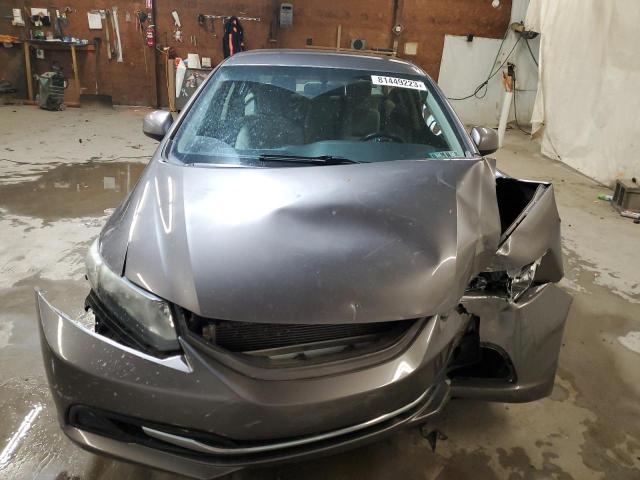 19XFB2F52DE221728 - 2013 HONDA CIVIC LX GRAY photo 5