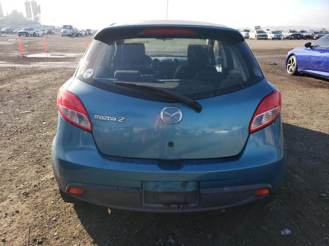 JM1DE1HY9B0114388 - 2011 MAZDA MAZDA2 BLUE photo 6