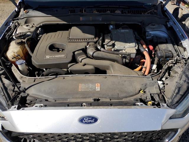 3FA6P0LU0KR106476 - 2019 FORD FUSION SE Gümüş foto 11