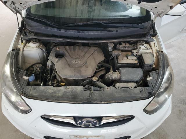 KMHCT4AE4DU419565 - 2013 HYUNDAI ACCENT GLS 白色 照片 11