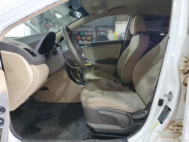 KMHCT4AE4DU419565 - 2013 HYUNDAI ACCENT GLS 白色 照片 7
