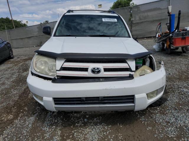 JTEZU14R048011609 - 2004 TOYOTA 4RUNNER SR5 WHITE photo 5