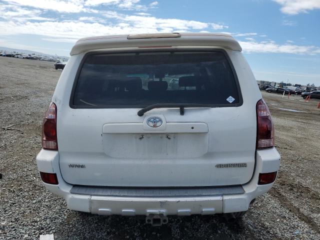 JTEZU14R048011609 - 2004 TOYOTA 4RUNNER SR5 WHITE photo 6