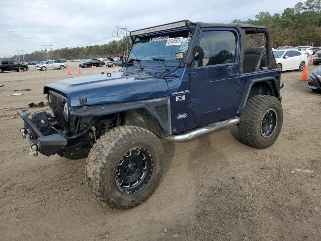 1J4FA39S62P725152 - 2002 JEEP WRANGLER / X BLUE photo 1