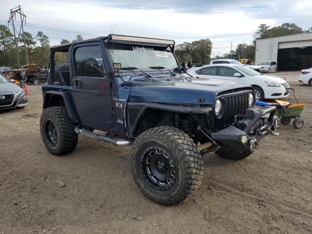 1J4FA39S62P725152 - 2002 JEEP WRANGLER / X BLUE photo 4