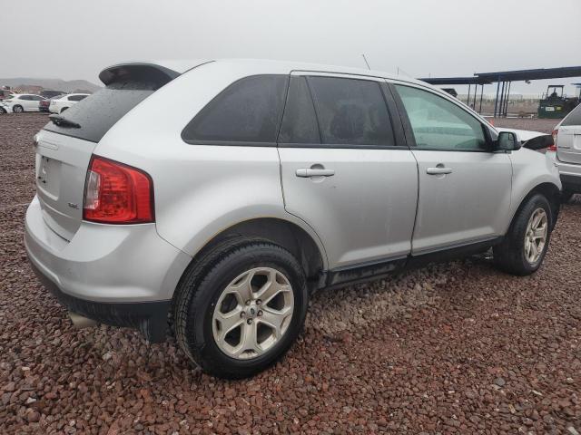 2FMDK3JC6EBB11000 - 2014 FORD EDGE SEL SILVER photo 3