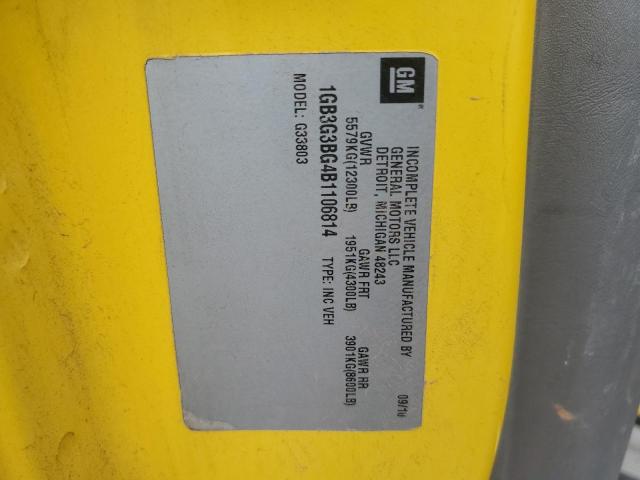 1GB3G3BG4B1106814 - 2011 CHEVROLET EXPRESS G3 BLACK photo 12