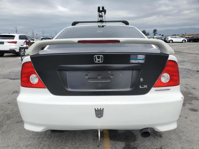 1HGEM21515L024279 - 2005 HONDA CIVIC LX WHITE photo 6