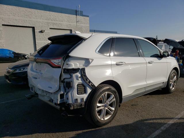 2FMPK3J84GBC43118 - 2016 FORD EDGE SEL WHITE photo 3