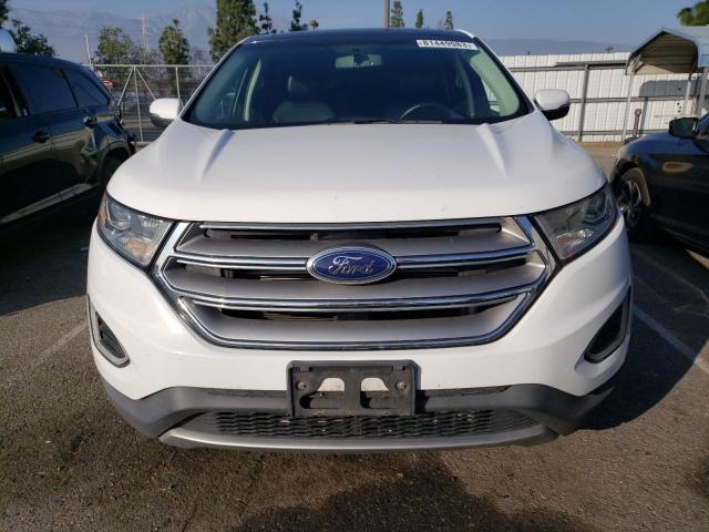 2FMPK3J84GBC43118 - 2016 FORD EDGE SEL WHITE photo 5