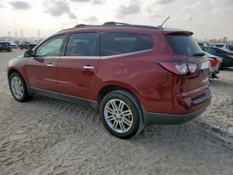 1GNKRGKDXFJ117215 - 2015 CHEVROLET TRAVERSE LT წითელი ფოტო 2