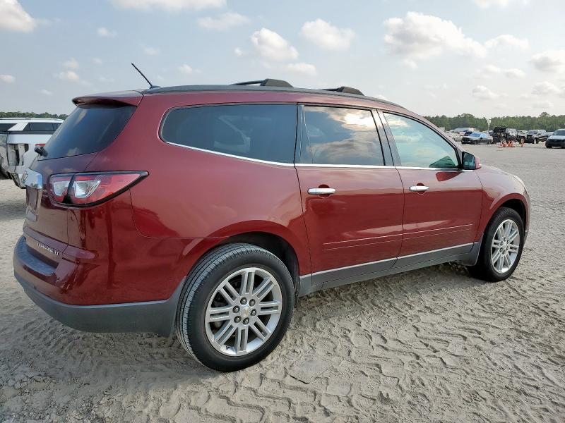 1GNKRGKDXFJ117215 - 2015 CHEVROLET TRAVERSE LT წითელი ფოტო 3