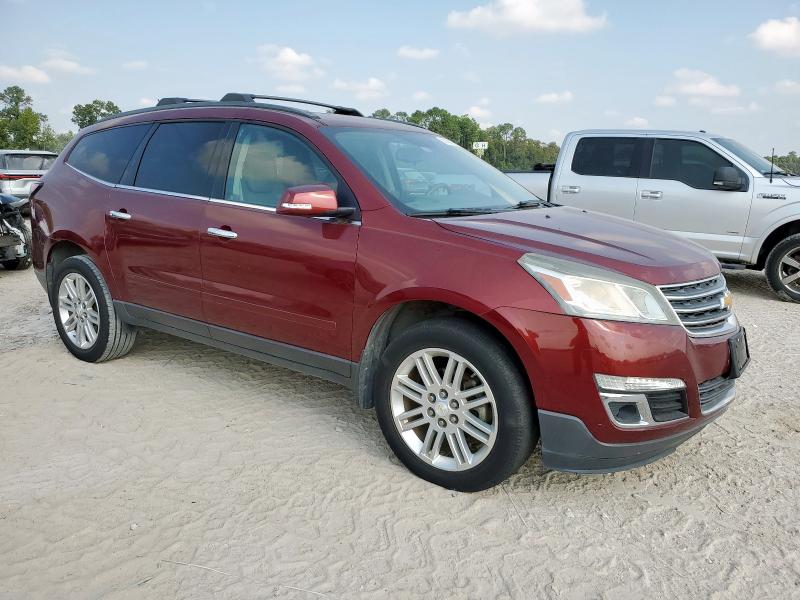 1GNKRGKDXFJ117215 - 2015 CHEVROLET TRAVERSE LT წითელი ფოტო 4