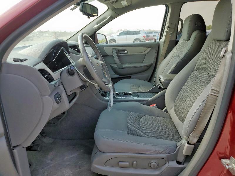 1GNKRGKDXFJ117215 - 2015 CHEVROLET TRAVERSE LT წითელი ფოტო 7