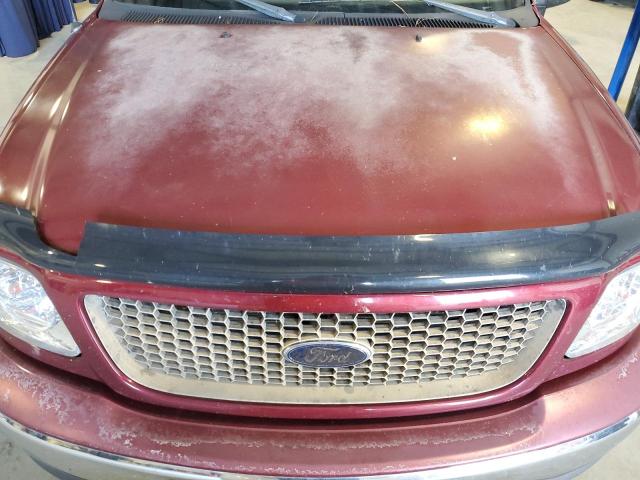 1FTRX17253NA02785 - 2003 FORD F150 BURGUNDY photo 11