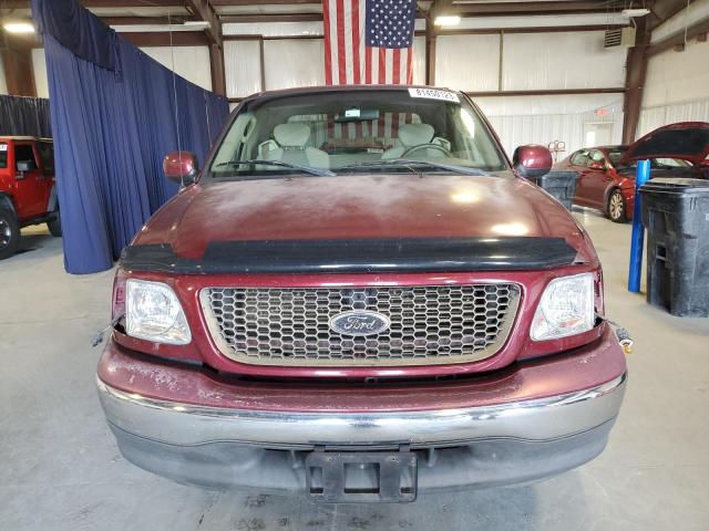 1FTRX17253NA02785 - 2003 FORD F150 BURGUNDY photo 5