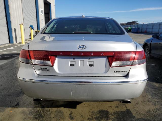 KMHFC46F09A441781 - 2009 HYUNDAI AZERA SE SILVER photo 6