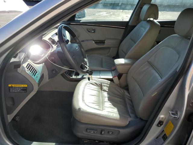 KMHFC46F09A441781 - 2009 HYUNDAI AZERA SE SILVER photo 7