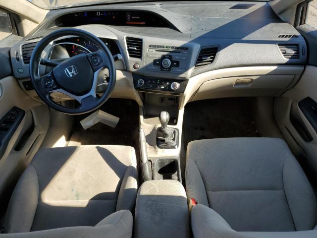 2HGFB2E5XCH513648 - 2012 HONDA CIVIC LX GRAY photo 8