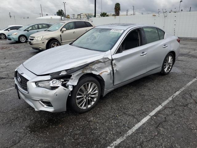 JN1EV7AP9LM207014 - 2020 INFINITI Q50 PURE SILVER photo 1