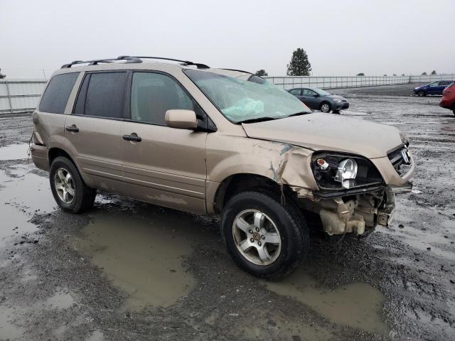 2HKYF18463H597127 - 2003 HONDA PILOT EX TAN photo 4