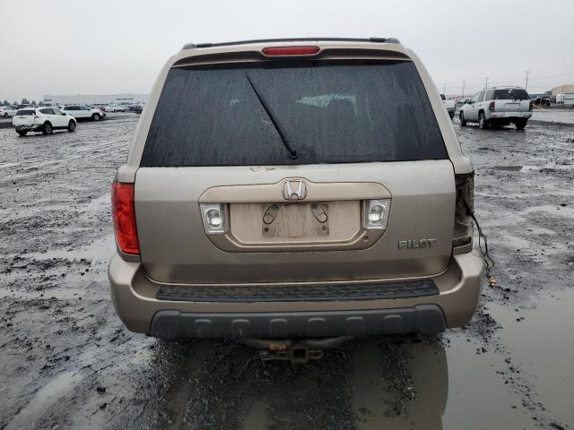 2HKYF18463H597127 - 2003 HONDA PILOT EX TAN photo 6