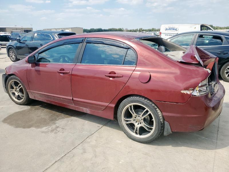 2HGFA1F52AH532140 - 2010 HONDA CIVIC LX RED photo 2