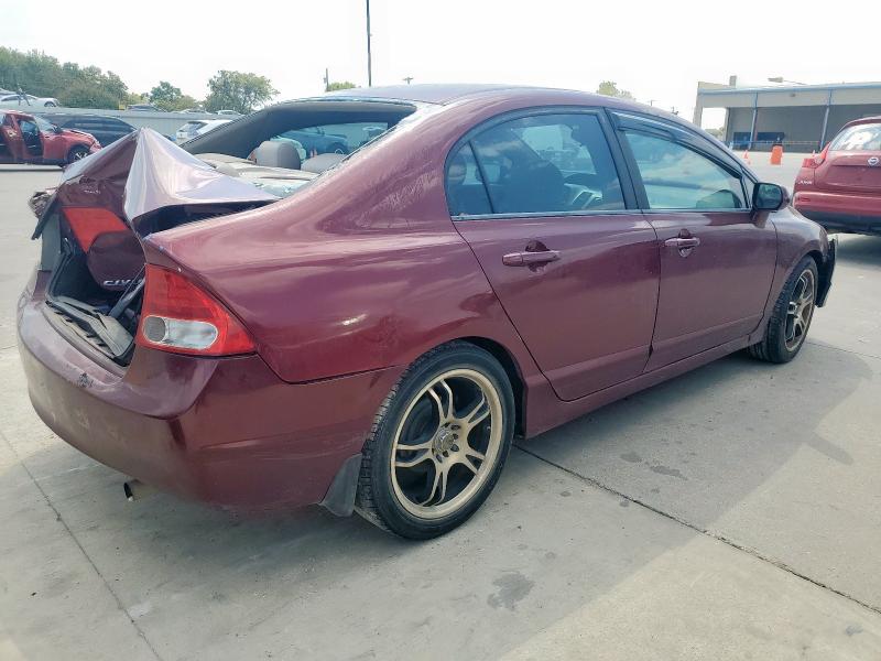 2HGFA1F52AH532140 - 2010 HONDA CIVIC LX RED photo 3