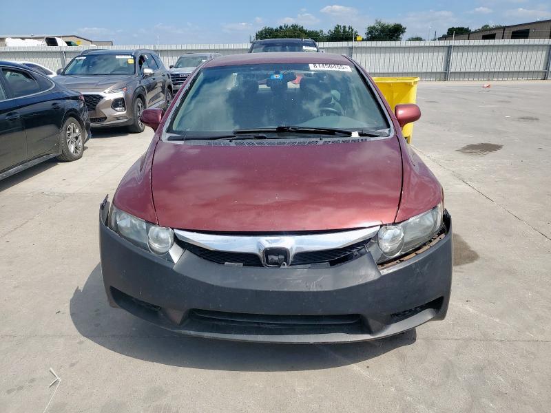 2HGFA1F52AH532140 - 2010 HONDA CIVIC LX RED photo 5