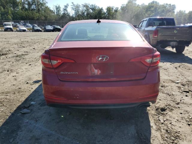 5NPE24AF5HH565076 - 2017 HYUNDAI SONATA SE RED photo 6