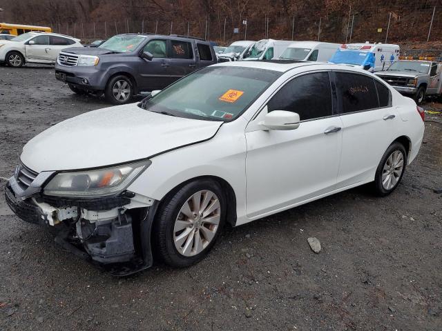 1HGCR2F85FA184657 - 2015 HONDA ACCORD EXL WHITE photo 1