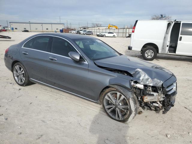 55SWF4JB2JU275161 - 2018 MERCEDES-BENZ C 300 GRAY photo 4