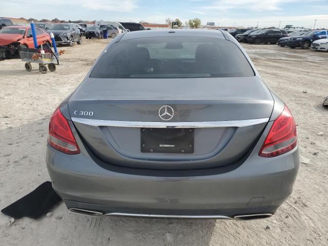 55SWF4JB2JU275161 - 2018 MERCEDES-BENZ C 300 GRAY photo 6