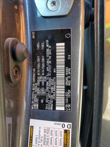 JTENU5JR8N6060774 - 2022 TOYOTA 4RUNNER SR5/SR5 PREMIUM Gris photo 13