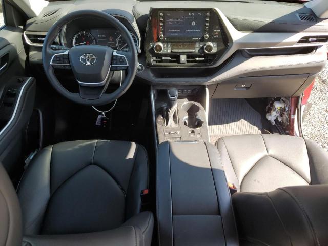 5TDGZRBH3NS183961 - 2022 TOYOTA HIGHLANDER XLE 勃艮第红 照片 8