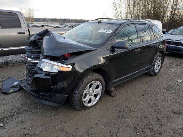 2FMDK3G92EBA34203 - 2014 FORD EDGE SE BLACK photo 1