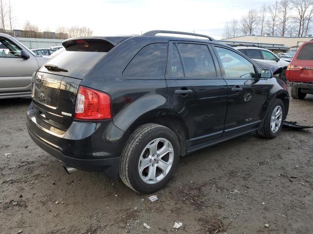 2FMDK3G92EBA34203 - 2014 FORD EDGE SE BLACK photo 3