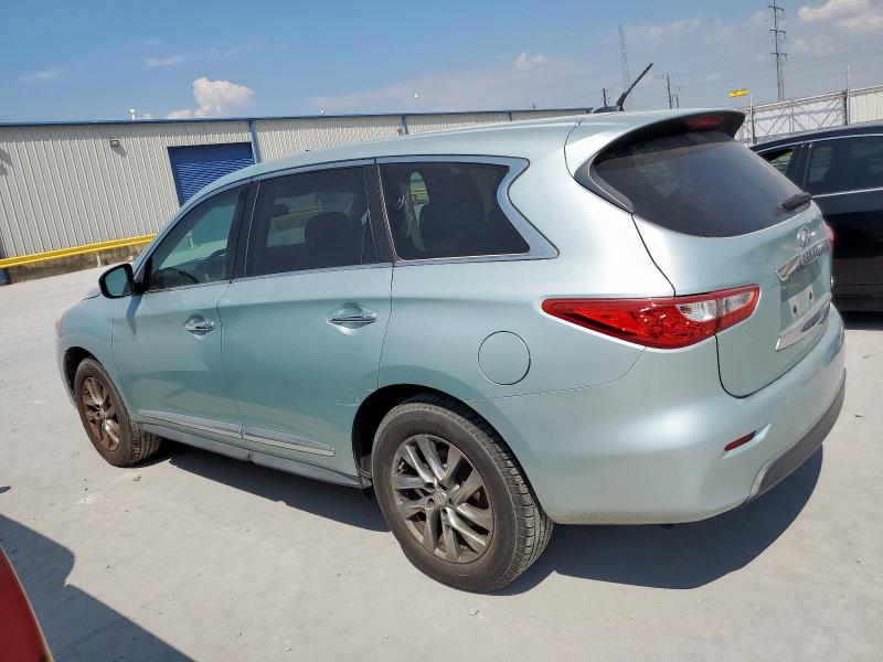 5N1AL0MMXEC517851 - 2014 INFINITI QX60 ტურკოუსი ფოტო 2