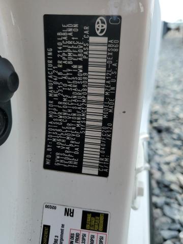 5YFS4MCE2MP089089 - 2021 TOYOTA COROLLA SE 白色 照片 13